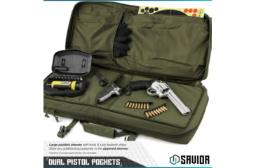 Image of Savior Equipment American Classic Shorty Double Rifle Case, 28in, OD Green, RB-2812DG-V1-OG