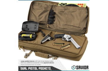 Image of Savior Equipment American Classic Shorty Double Rifle Case, 32in, Dark FDE, RB-3212DG-V1-TN