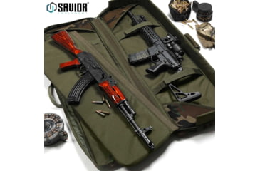 Image of Savior Equipment American Classic Double Rifle Case, M81 Woodland, 35in L x 12in H, RB-3612DG-V1-M81