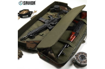 Image of Savior Equipment American Classic Double Rifle Case, M81 Woodland, 45in L x 12in H, RB-4612DG-V1-M81
