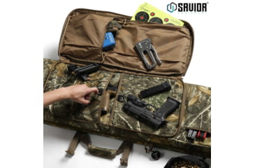 Image of Savior Equipment American Classic Double Rifle Case, Realtree Edge, 45in L x 12in H, RB-4612DG-V1-EDGE