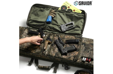 Image of Savior Equipment American Classic Double Rifle Case, Realtree Timber, 54in L x 12in H, RB-5512DG-V1-TMBR