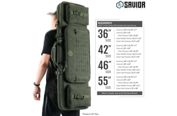 Image of Savior Equipment Urban Warfare Double Rifle Bag, Desert Night Camo, 36in, RB-3612DG-VER2-DNC