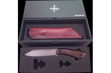 Image of Scandinoff Nordic Protector Fixed Blade Knife, 5.2in, 14C28N Flat Grind, G10 Handle, SCA-NP-130-FAG-G10-NW