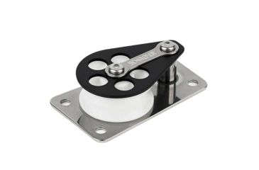 Image of Schaefer Marine 3 Flat Base/Alum Cheek/Delrin Sheave Series 74707