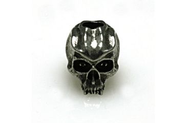 Image of Schmuckatelli CO Cyber Skull Bead, Pewter, SUCYP