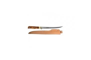 Image of 12&quot; Fillet Knife w/ Leather Sheath