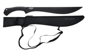 Image of Schrade Decimate Brush Sword, 3CR Steel Blade, Non-Sleep Rubberized Handle, 1182525