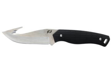 Image of Schrade Exertion Gut Hook Fixed Blade Knife, AUS-10 Blade, Rubberized Grip, 1159308