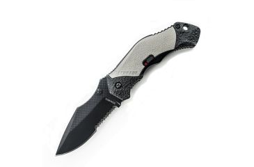 Image of Schrade Magic Assist, Black Handle w/Gray Inlay, ComboEdge SCHA4BGS