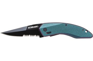 Image of Mini Landshark ColorShift M.A.G.I.C. Assisted Opening Liner Lock Folding Knife, Black / Silver, Medium