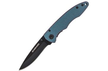 Image of Schrade SCH401 Folding Knife,2.70in,ColorShift Aluminum Handle,Black Plain SCH401ALC