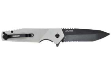 Image of Schrade Shudder Assisted Opening Folding Knife, AUS-10 Steel Blade, Aluminum Handle, 1159289