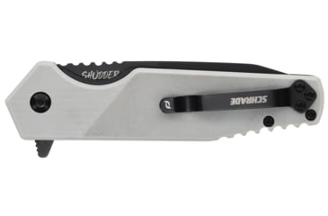 Image of Schrade Shudder Assisted Opening Folding Knife, AUS-10 Steel Blade, Aluminum Handle, 1159289
