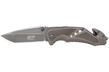 Image of Schrade SWP11GCP Smith &amp; Wesson Rescue 3.79 Folding Tanto Plain 7Cr17MoV High C