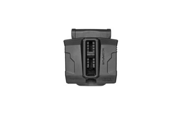 Image of Scorpus Double Magazine Pouch for .45/10mm Single-Stack 1911 Steel Magazines w/ Swivel, Paddle and Belt, Black, SC-PS1911SB