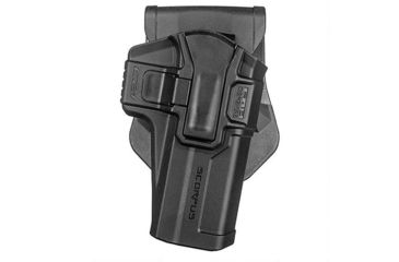 Image of Scorpus M1 Holster w/Level 1 Retention, Swivel, Paddle/Belt, Right/Left, Glock .45 caliber, Black, M1 G-21S