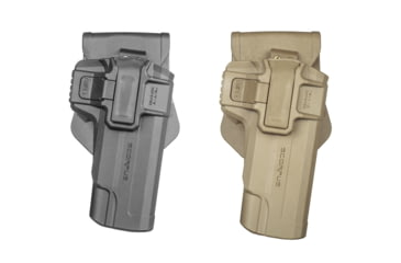 Image of Scorpus M1 Paddle/Belt Level 1 Swivel Holster, Black, Flat Dark Earth