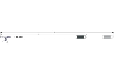 Image of Sea-Dog Aluminum Boat Hook, Orange, 491050-1