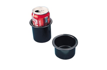 Image of Sea-Dog Flush Mount Drink Holder - 3in Depth, Black, 588010