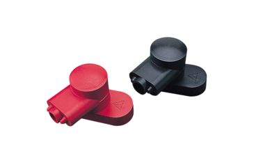 Image of Sea-Dog Rotating Battery Terminal Covers - Red/Black - 1/2" 77586