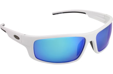 Image of Sea Striker Finatic Sunglasses-White/Blue Mirror, 23101