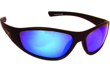 Image of Sea Striker Pursuit Sunglasses Blk Frame/Blu Mirror Lens, 239