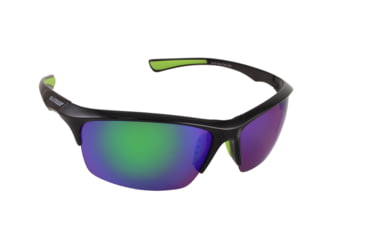 Image of Sea Striker Reel Deal Sunglasses Black Frame Green Mirror Polarized Lenses, 31601