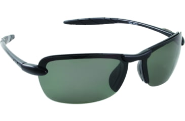 Image of Sea Striker Sea Hawk Sunglasses Black Frame/Grey Mirror Polarized Lenses, 32901