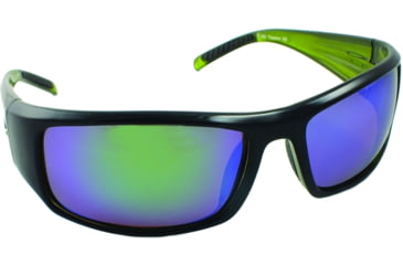 Image of Sea Striker Thresher Sunglasses Black Frame/Grn Mirror/Brn Polarized Lenses, 280