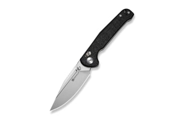 Image of SENCUT Glenspar Thumb Stud &amp; Crossbar Lock Knife Black Shredded G10 Handle 3.45inch Stonewashed 9cr18mov Blade