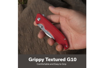 Image of SENCUT Sylor Linerlock Red G10