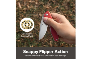 Image of SENCUT Sylor Linerlock Red G10