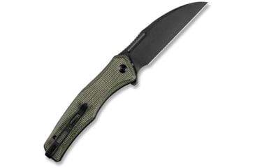 Image of SENCUT Watauga Folding Knife, 3.48in, D2 Steel, Micarta Handle, Green/Black, S210112
