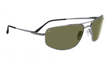 Image of Serengeti Levanto Sunglasses - Shiny Gunmetal Frame, 555nm Polarized Lenses 7588
