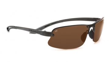 Image of Serengeti Destare Sunglasses - Shiny Dark Gunmetal Frame, Polar PhD Drivers Lenses 7687