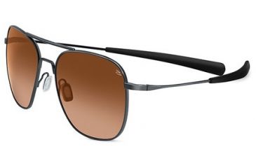 Image of Serengeti Aerial Sunglasses, Shiny Gunmetal Frame, Drivers Gradient Lens, 7977