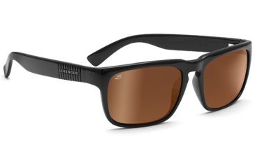Image of Serengeti Cortino Progressive Rx Sunglasses Shiny Black Frame 7701