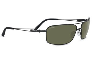 Image of Serengeti Dante Progressive Prescription Sunglasses, Satin Black Frame, Polarized, Photochromic, 8457PR