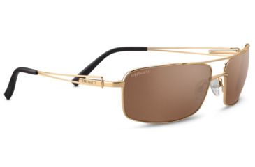 Image of Serengeti Dante Progressive Prescription Sunglasses, Shiny Bold Gold Frame, Polarized, Photochromic, 8566PR