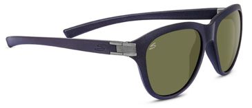 Image of Serengeti Elba Single Vision Prescription Sunglasses, Sanded Black Glitter/Satin Gunmetal Frame, 8331SV
