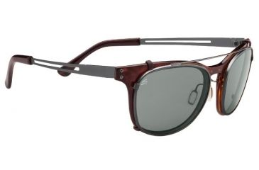Image of Serengeti Enzo Single Vision Prescription Sunglasses, Shiny Dark Tortoise Frame, Polarized, Photochromic, 8083SV