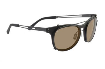 Image of Serengeti Enzo Single Vision Prescription Sunglasses, Satin Black Frame, Polarized, Photochromic, 8059SV