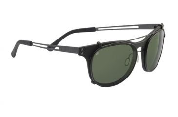 Image of Serengeti Enzo Single Vision Prescription Sunglasses, Satin Black Frame, Polarized, Photochromic, 8060SV