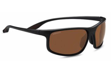 Image of Serengeti Levanzo Single Vision Prescription Sunglasses, Sanded Dark Brown Frame, 8610SV