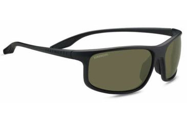 Image of Serengeti Levanzo Single Vision Prescription Sunglasses, Satin Black Frame, 8608SV