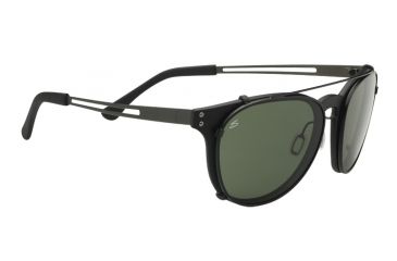 Image of Serengeti Palmiro Sunglasses, Satin Black Frame, Polar PhD 555nm Lens, 8053