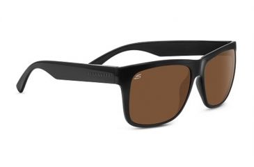 Image of Serengeti Positano Single Vision Prescription Sunglasses, Shiny Black Frame, 8369SV