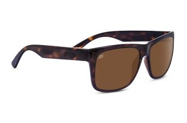 Image of Serengeti Positano Single Vision Prescription Sunglasses, Shiny Dark Tortoise Frame, 8371SV
