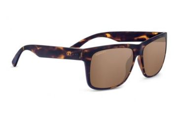 Image of Serengeti Positano Single Vision Prescription Sunglasses, Sanded Dark Tortoise Frame, 8373SV